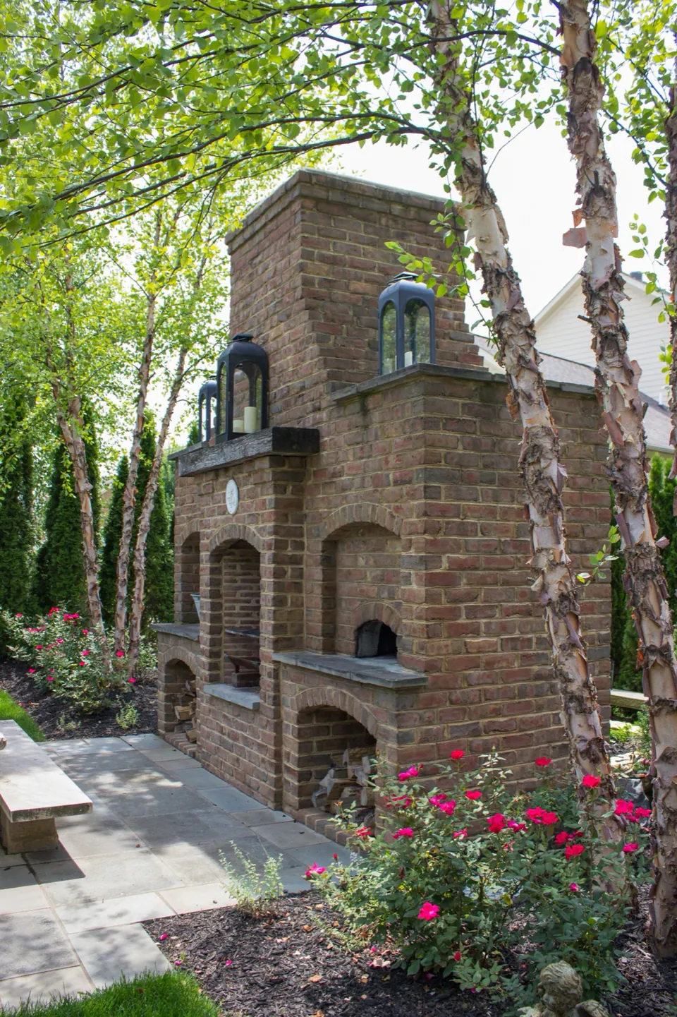 Fireplace and Pergola Kitchen, Dublin, OH